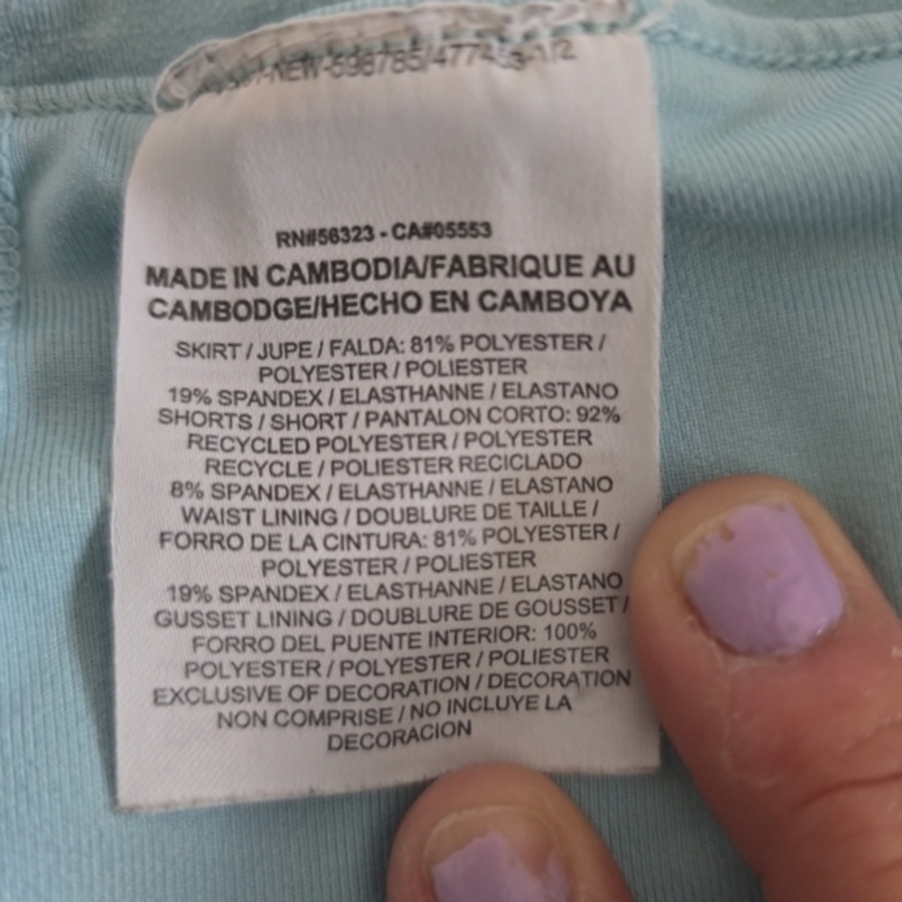 Nike Women's Light Blue tennis pickleball skirt skort - Picture 5 of 6